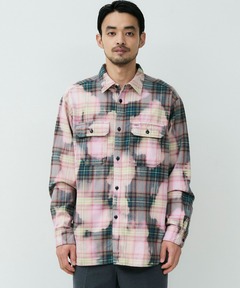 ムラブリーチチェックネルシャツ