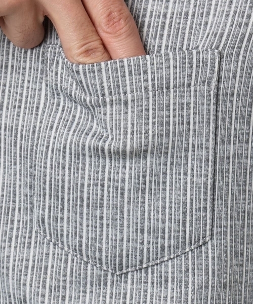 MK MICHEL KLEIN HOMME （エムケーミッシェルクランオム）の「【洗える／ストレッチ】オニキスストライプ長袖シャツ（シャツ/ブラウス・メンズ・ブラック/グレー・46/48/51）」の13枚目の写真
