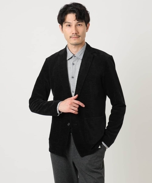 MK MICHEL KLEIN HOMME （エムケーミッシェルクランオム）の「【洗える／ストレッチ】オニキスストライプ長袖シャツ（シャツ/ブラウス・メンズ・ブラック/グレー・46/48/51）」の18枚目の写真