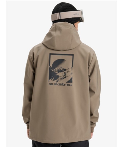90s QUIKSILVER 刺繍ロゴ アノラック マウンテンパーカー ブルゾン セール】LIVE FOR THE DREAM /クイックシルバーバックプリントジップ