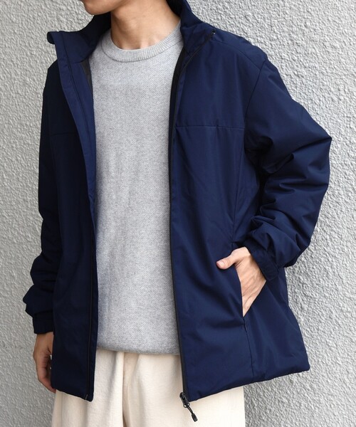 SHIPS any(シップス エニィ)の「【WEB限定】〈撥水/防風/洗濯機可能〉オールウェザー SORONA(R) 中綿 スタンド ブルゾン◆(ブルゾン・メンズ・ベージュ/ブラック/ネイビー・X-LARGE/LARGE/MEDIUM)」の7枚目の写真