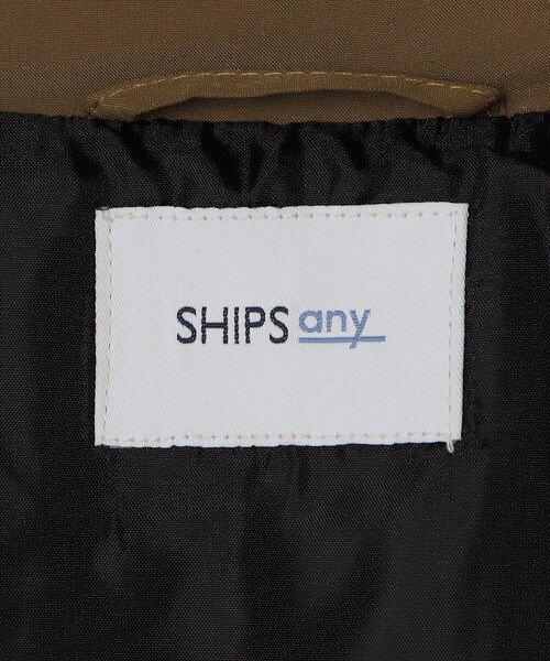 SHIPS any(シップス エニィ)の「【WEB限定】SHIPS any:〈撥水/防風/洗濯機可能〉オールウェザー SORONA(R) 中綿 スタンド ブルゾン◇(ブルゾン・メンズ・ベージュ/ブラック/ネイビー・X-LARGE/LARGE/MEDIUM)」の5枚目の写真
