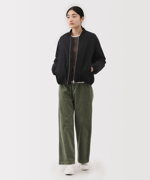 無印良品(ムジルシリョウヒン)の「婦人 ふんわり中わた ブルゾン(ブルゾン・レディース・ブラック/サンドベージュ/ダークブラウン・XS/S/M/L/XL/XXL)」の4枚目の写真