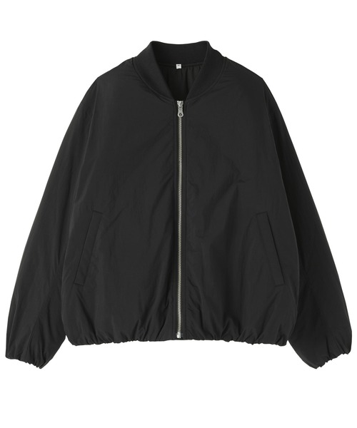 無印良品(ムジルシリョウヒン)の「婦人 ふんわり中わた ブルゾン(ブルゾン・レディース・ブラック/サンドベージュ/ダークブラウン・XS/S/M/L/XL/XXL)」の6枚目の写真