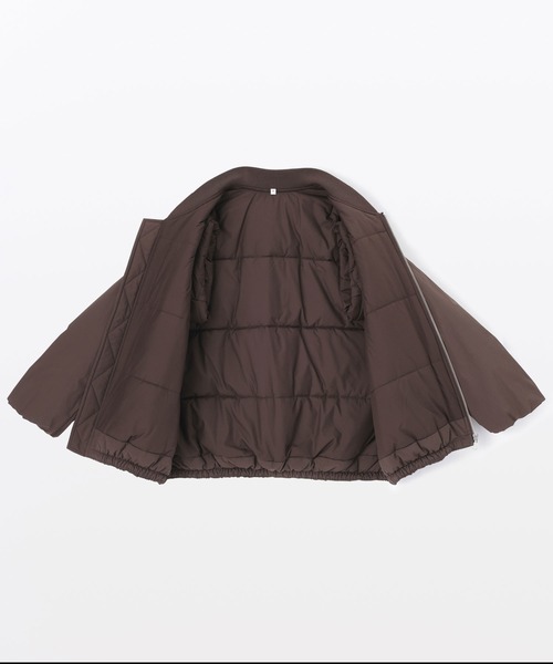 無印良品(ムジルシリョウヒン)の「婦人 ふんわり中わた ブルゾン(ブルゾン・レディース・ブラック/サンドベージュ/ダークブラウン・XS/S/M/L/XL/XXL)」の9枚目の写真