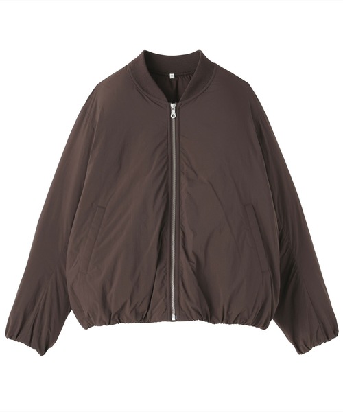 無印良品(ムジルシリョウヒン)の「婦人 ふんわり中わた ブルゾン(ブルゾン・レディース・ブラック/サンドベージュ/ダークブラウン・XS/S/M/L/XL/XXL)」の10枚目の写真