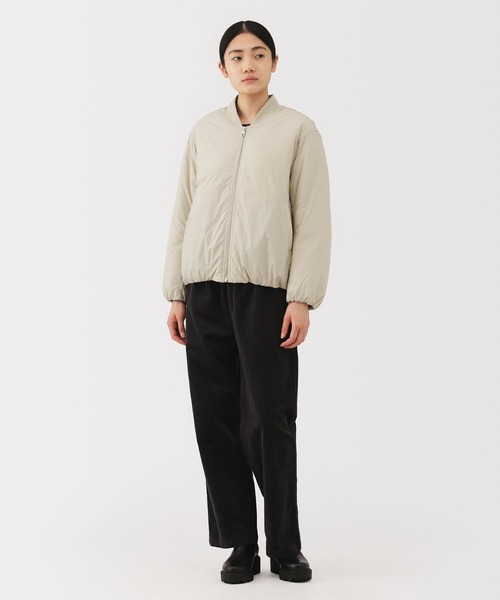 無印良品(ムジルシリョウヒン)の「婦人 ふんわり中わた ブルゾン(ブルゾン・レディース・ブラック/サンドベージュ/ダークブラウン・XS/S/M/L/XL/XXL)」の12枚目の写真