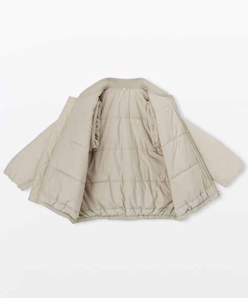 無印良品(ムジルシリョウヒン)の「婦人 ふんわり中わた ブルゾン(ブルゾン・レディース・ブラック/サンドベージュ/ダークブラウン・XS/S/M/L/XL/XXL)」の17枚目の写真