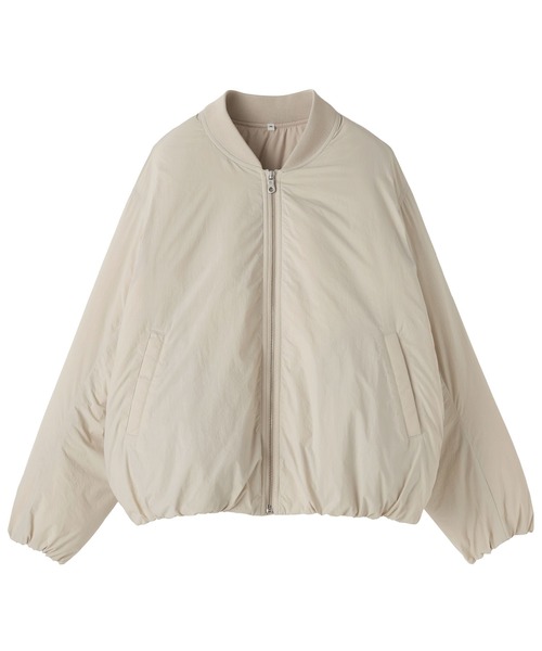 無印良品(ムジルシリョウヒン)の「婦人 ふんわり中わた ブルゾン(ブルゾン・レディース・ブラック/サンドベージュ/ダークブラウン・XS/S/M/L/XL/XXL)」の18枚目の写真