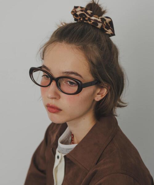 SMELLY（スメリー）の「オーバルダテメガネ（メガネ・レディース・ブラック/ブラウン・-）」の12枚目の写真