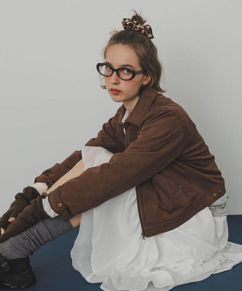 SMELLY（スメリー）の「オーバルダテメガネ（メガネ・レディース・ブラック/ブラウン・-）」の13枚目の写真