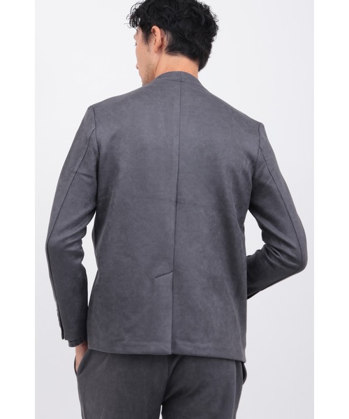 ﾌｪｲｸｽｴｰﾄﾞﾌﾟﾘﾝﾄﾉｰｶﾗｰJK（ノーカラージャケット）｜HIGH STREET（ハイ