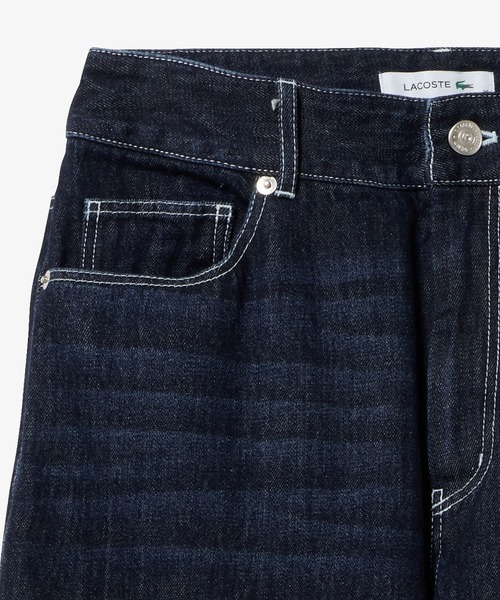 LACOSTE（ラコステ）の「バレルレッグデニムパンツ（デニムパンツ・レディース・ネイビー/ブラック・36/34/38/40）」の9枚目の写真