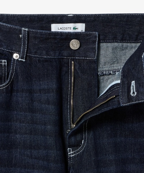 LACOSTE（ラコステ）の「バレルレッグデニムパンツ（デニムパンツ・レディース・ネイビー/ブラック・36/34/38/40）」の11枚目の写真