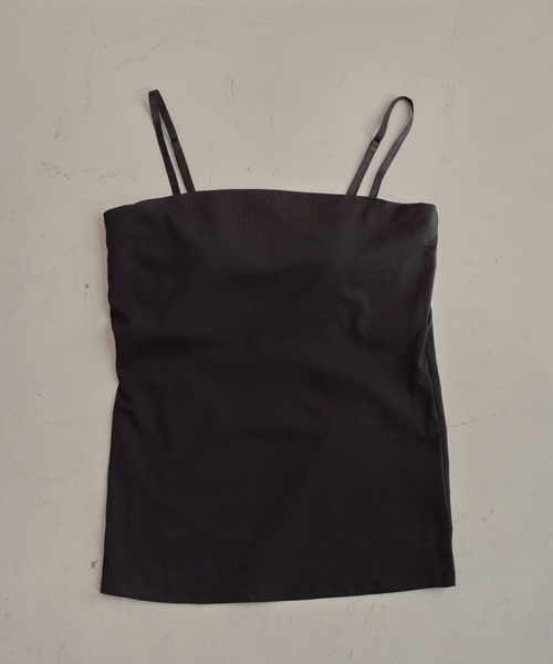 kaene（カエン）の「カップ付きベアトップインナー（チューブトップ・レディース・ブラック・FREE）」の5枚目の写真
