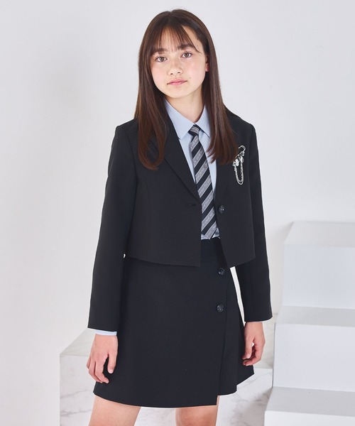 WEB限定】ショートジャケットラップキュロットスーツ（ジュニア/150