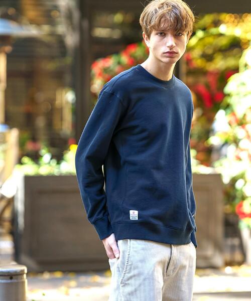 DRESSTERIOR(ドレステリア)の「裏起毛 プルオーバースウェット(スウェット・メンズ・グレー/ネイビー・90/91/92/94)」の8枚目の写真