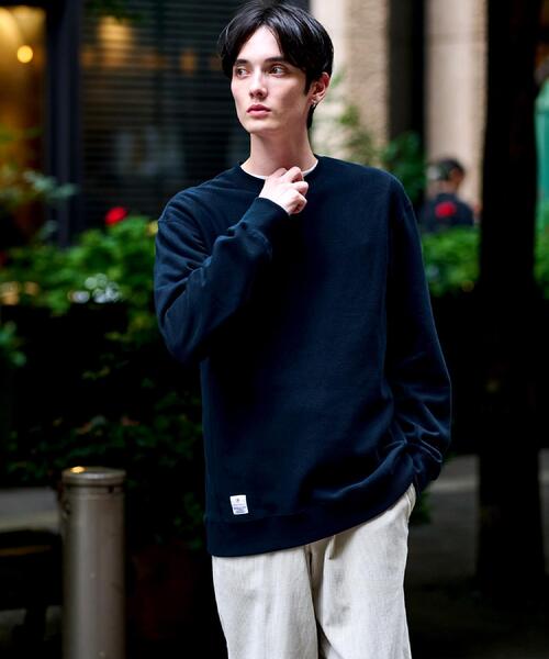 DRESSTERIOR(ドレステリア)の「裏起毛 プルオーバースウェット(スウェット・メンズ・グレー/ネイビー・90/91/92/94)」の5枚目の写真