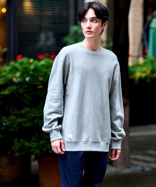 DRESSTERIOR(ドレステリア)の「裏起毛 プルオーバースウェット(スウェット・メンズ・グレー/ネイビー・90/91/92/94)」の12枚目の写真