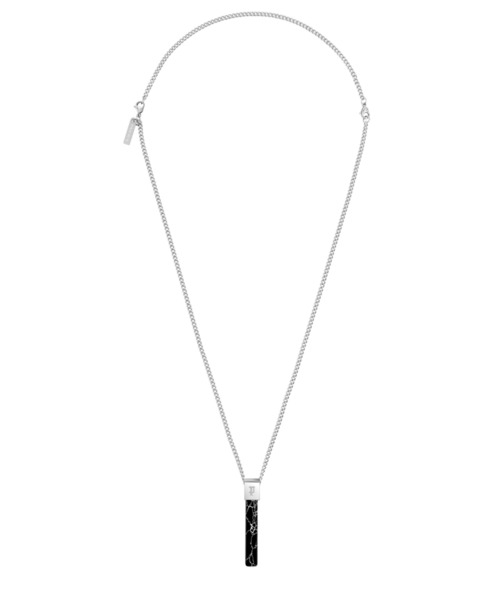 POLICE（ポリス）の「【POLICE】ポリス ALPHA ネックレス（ネックレス・メンズ・シルバー/ブラック/ゴールド・FREE）」の4枚目の写真