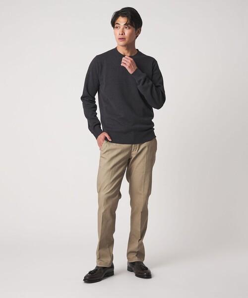 A DAY IN THE LIFE UNITED ARROWS(アデイインザライフユナイテッドアローズ)の「ハイゲージ ミラノリブ ニット<A DAY IN THE LIFE>(ニット/セーター・メンズ・ナチュラル/ブラック/ダークグレー/ネイビー・M/S/L)」の7枚目の写真