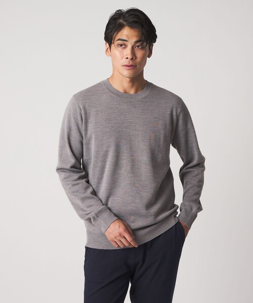 A DAY IN THE LIFE UNITED ARROWS(アデイインザライフユナイテッドアローズ)の「ハイゲージ ミラノリブ ニット<A DAY IN THE LIFE>(ニット/セーター・メンズ・ナチュラル/ブラック/ダークグレー/ネイビー・M/S/L)」の11枚目の写真