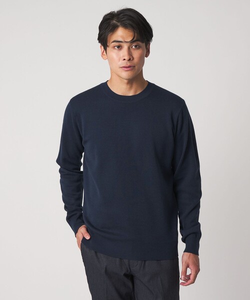 A DAY IN THE LIFE UNITED ARROWS(アデイインザライフユナイテッドアローズ)の「ハイゲージ ミラノリブ ニット<A DAY IN THE LIFE>(ニット/セーター・メンズ・ナチュラル/ブラック/ダークグレー/ネイビー・M/S/L)」の14枚目の写真