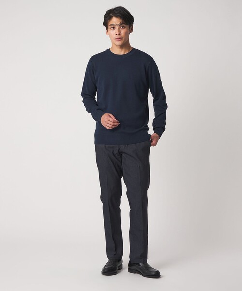 A DAY IN THE LIFE UNITED ARROWS(アデイインザライフユナイテッドアローズ)の「ハイゲージ ミラノリブ ニット<A DAY IN THE LIFE>(ニット/セーター・メンズ・ナチュラル/ブラック/ダークグレー/ネイビー・M/S/L)」の15枚目の写真