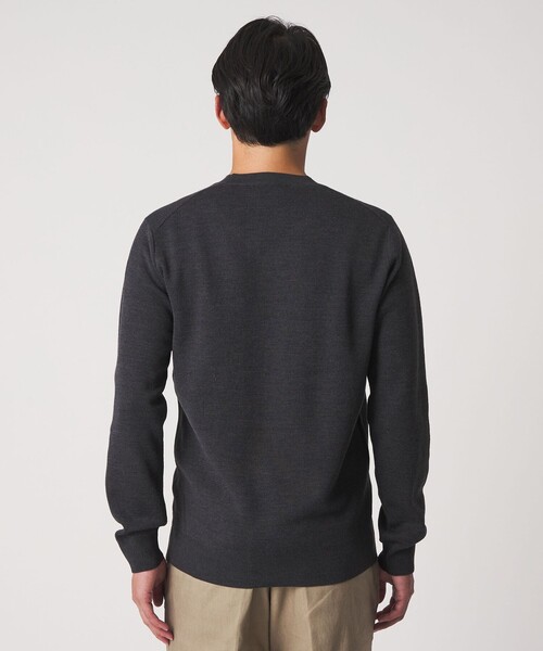 A DAY IN THE LIFE UNITED ARROWS(アデイインザライフユナイテッドアローズ)の「ハイゲージ ミラノリブ ニット<A DAY IN THE LIFE>(ニット/セーター・メンズ・ナチュラル/ブラック/ダークグレー/ネイビー・M/S/L)」の19枚目の写真