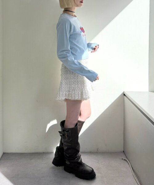 w closet（ダブルクローゼット）の「フリルショートパンツ（その他パンツ・レディース・オフホワイト/アイボリー/ブラック・FREE）」の12枚目の写真