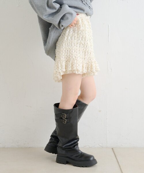 w closet（ダブルクローゼット）の「フリルショートパンツ（その他パンツ・レディース・オフホワイト/アイボリー/ブラック・FREE）」の16枚目の写真