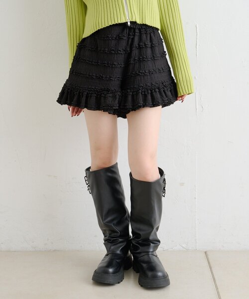 w closet（ダブルクローゼット）の「フリルショートパンツ（その他パンツ・レディース・オフホワイト/アイボリー/ブラック・FREE）」の20枚目の写真