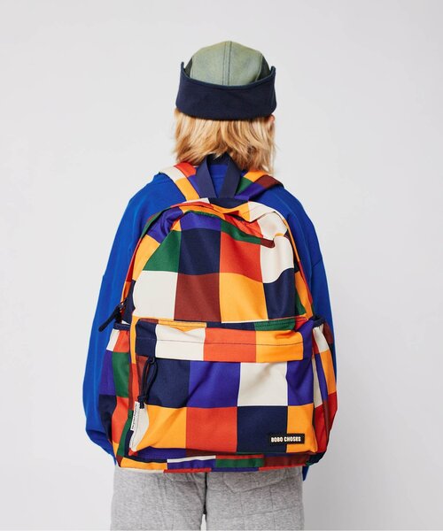 Multicolor Tiles school bag