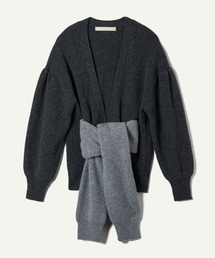 【leinwande】Sleeve Tie Wool Gown
