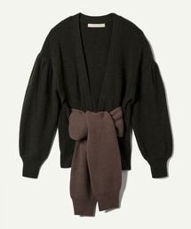 【leinwande】Sleeve Tie Wool Gown