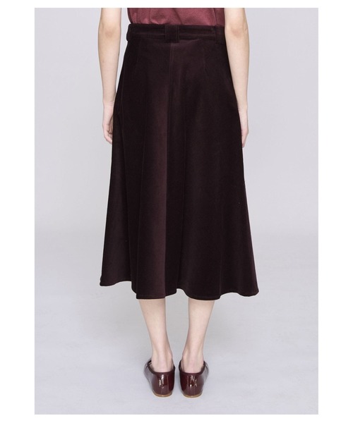 A.P.C.（アーペーセー）の「JUPE LAURENE（スカート・レディース・ボルドー/チャコールグレー・34/36）」の6枚目の写真