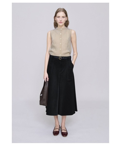 A.P.C.（アーペーセー）の「JUPE LAURENE（スカート・レディース・ボルドー/チャコールグレー・34/36）」の7枚目の写真