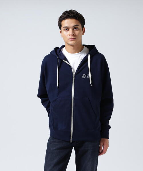 DENHAM(デンハム)の「DENHAM/デンハム/CHAIN ZIP UP HOODY/01250960997(パーカー・メンズ・ネイビー/グレー/ブラック・L/S/XL/M)」の1枚目の写真