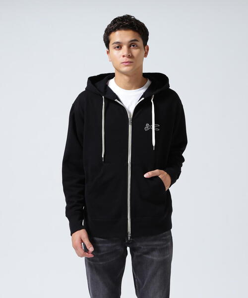 DENHAM(デンハム)の「DENHAM/デンハム/CHAIN ZIP UP HOODY/01250960997(パーカー・メンズ・ネイビー/グレー/ブラック・L/S/XL/M)」の2枚目の写真
