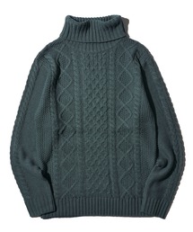 ADPOSION（アドポーション）の「ケーブル編みタートルネックニット（ニット/セーター）」