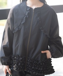 Neige（ネージュ）の「シャカシャカ裾フリルブルゾン（ブルゾン）」