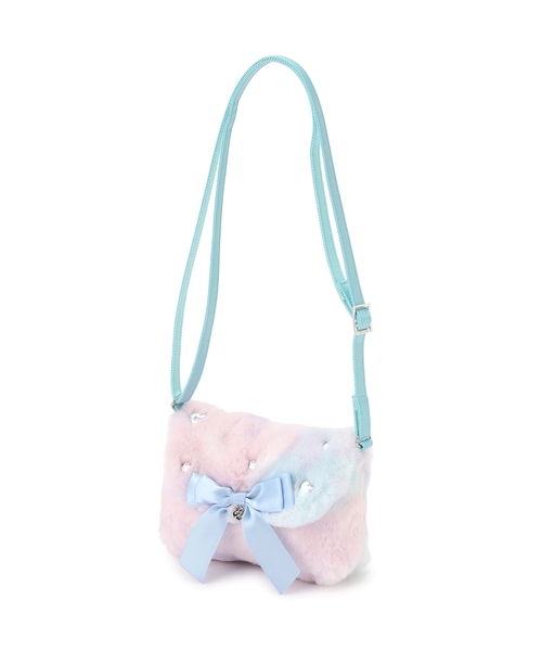 セール】リボン フェイクファーポシェット（ショルダーバッグ）｜mezzo