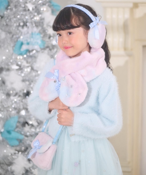 セール】リボン フェイクファーポシェット（ショルダーバッグ）｜mezzo