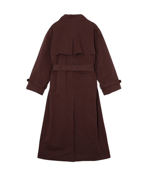 forget-me-nots(フォーゲットミーノッツ)の「Forget-me-nots Maxi Trench Coat FMN-25AW-CO-001(その他アウター・レディース・バーガンディー/グレー・FREE)」の8枚目の写真