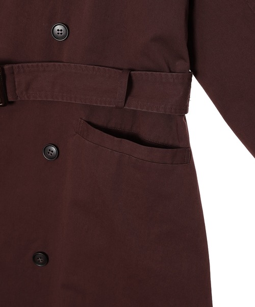 forget-me-nots(フォーゲットミーノッツ)の「Forget-me-nots Maxi Trench Coat FMN-25AW-CO-001(その他アウター・レディース・バーガンディー/グレー・FREE)」の11枚目の写真