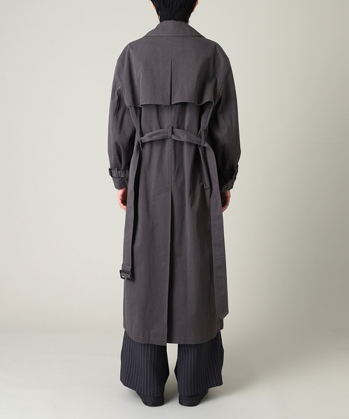 forget-me-nots(フォーゲットミーノッツ)の「Forget-me-nots Maxi Trench Coat FMN-25AW-CO-001(その他アウター・レディース・バーガンディー/グレー・FREE)」の6枚目の写真