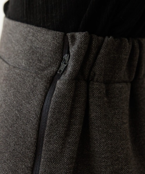 flower（フラワー）の「フレアミニスカート（スカート・レディース・グレー/ベージュ・FREE）」の8枚目の写真