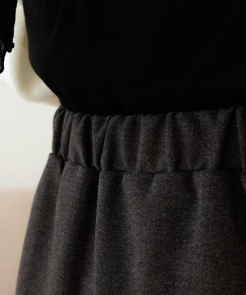 flower（フラワー）の「フレアミニスカート（スカート・レディース・グレー/ベージュ・FREE）」の9枚目の写真