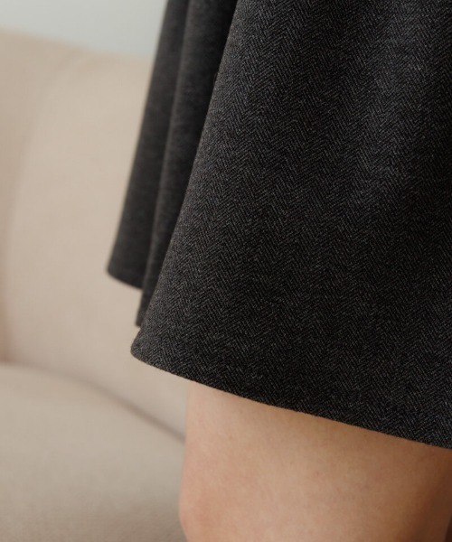 flower（フラワー）の「フレアミニスカート（スカート・レディース・グレー/ベージュ・FREE）」の11枚目の写真