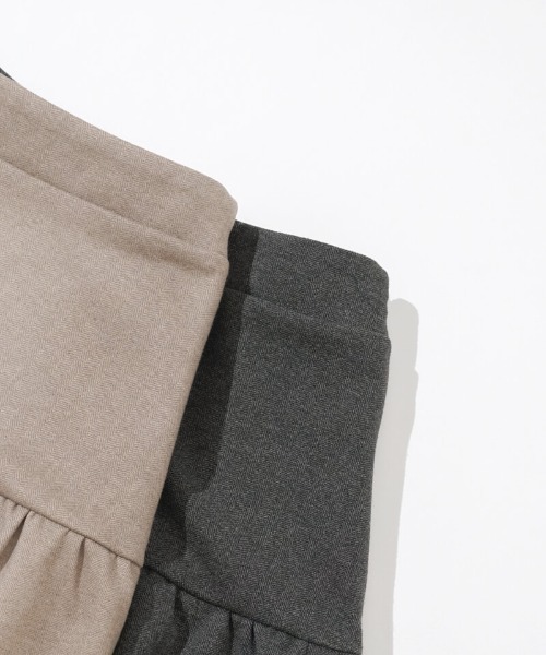 flower（フラワー）の「フレアミニスカート（スカート・レディース・グレー/ベージュ・FREE）」の19枚目の写真